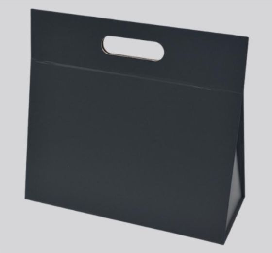 Triangular folding box