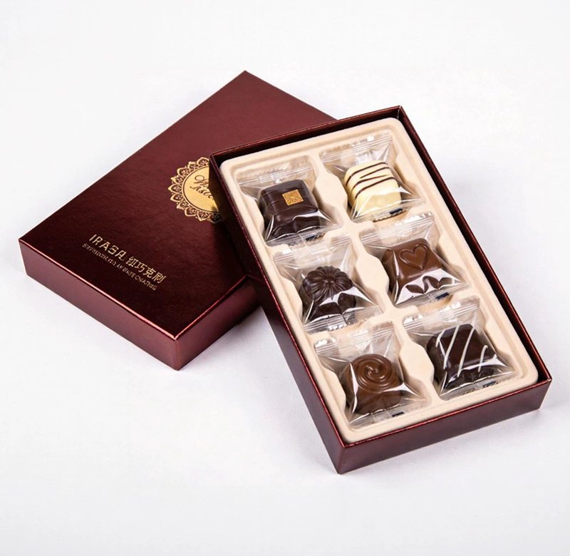 Lid box, gold foil